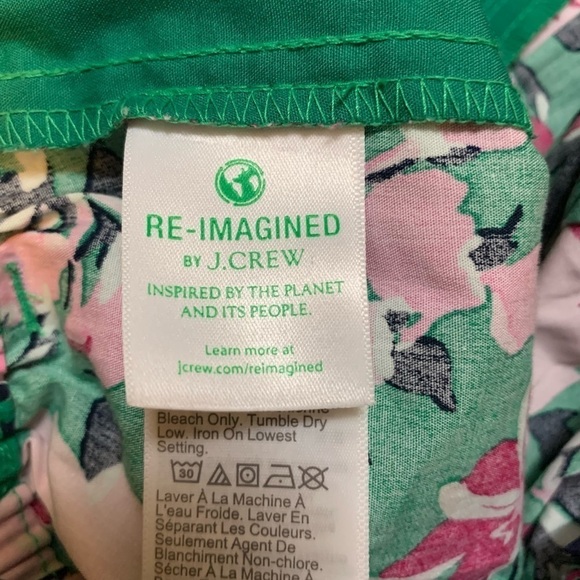 J. Crew floral Cotton summer shorts, size 4 - Picture 2 of 6